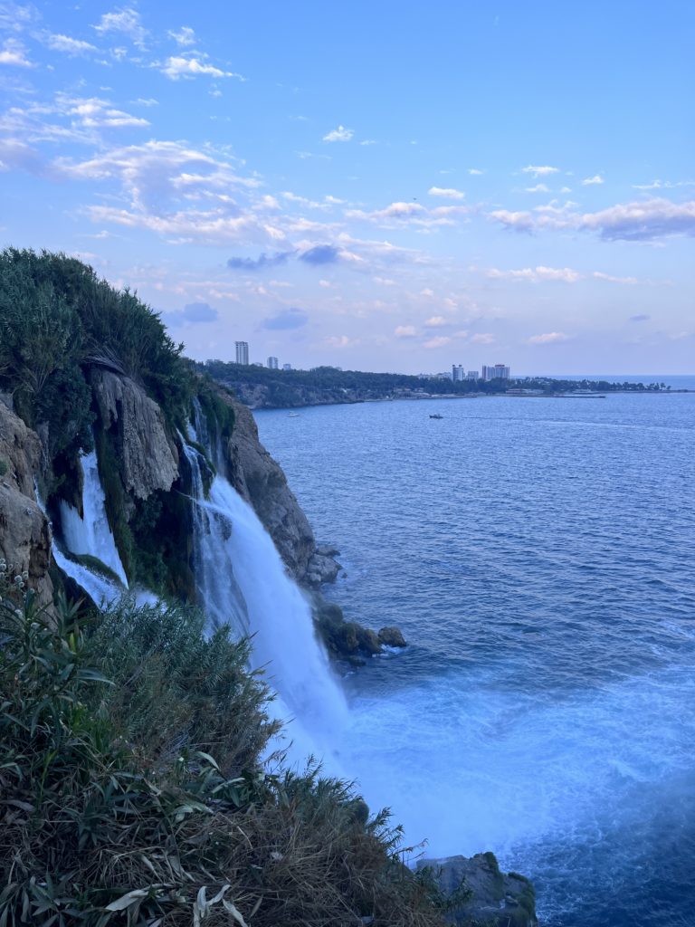 Lower Duden waterfalls in Antalya